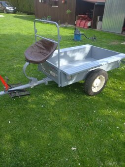 VOZÍK / VLEČKA za malotraktor Agzat, Terra Vari - 4