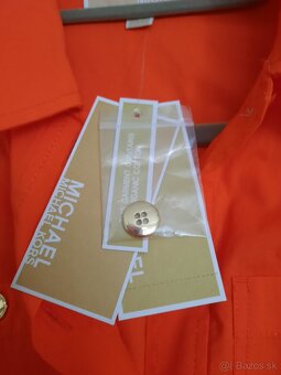 Michael Kors bavlnene koselove saty s opaskom - 4