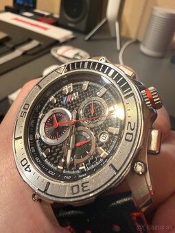 BMW M Carbon Chrono hodinky – originál (80262365455) - 4