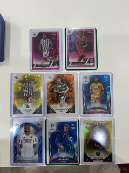 TOPPS CHROME FUTBALOVÉ KARTY LIMITOVANÉ KARTIČKY - 4