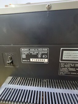 Predám Hifi systém Sony RX55 - 4