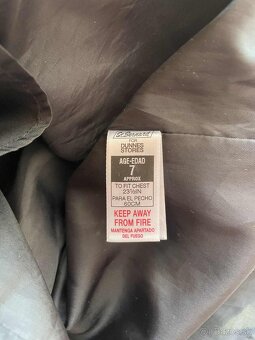 kárované šaty so zipsami vpredu v.122 - 4