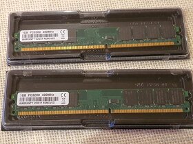 4x RAM: DDR3 1x1GB, DDR 2x1GB, DDR 256MB SO-DIMM +2x vadné - 4