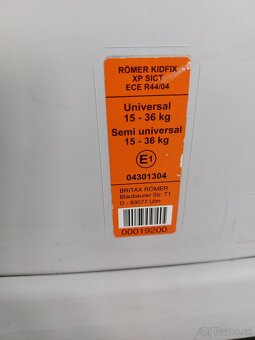 Autosedačka Britax Römer Kidfix XP SICT 15-36 kg - 4