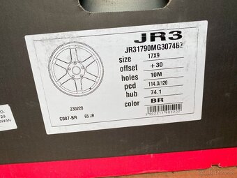 PREDAM disky Japan Racing JR3 17x9 ET30 Bronze - 4