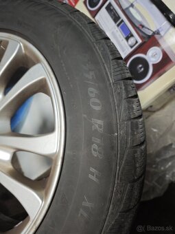 Original Volvo XC60 disky + zimne pneu 235/60 R18 - 4