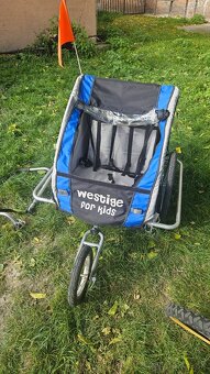 Detský vozík za bicykel Westige Baby Trailer Cross - 4
