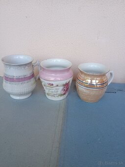 Starožitné šálky a porcelanový kalamár - 4