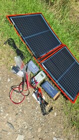 Prenosný 80W skladací solárny panel na nabíjanie - 4