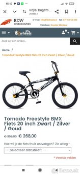 Predám tornádo freestyle BMX 20" kolesa. Servisovany. Inzer - 4