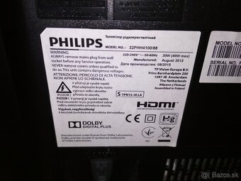 32” LED TV Philips 32PHH4100, uhlopriečka 80cm, 100Hz - 4