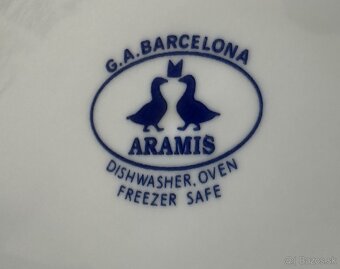 Od ARAMISA G.A.Barcelona BIELY PORCELÁNOVy TANIER za 10EUR - 4