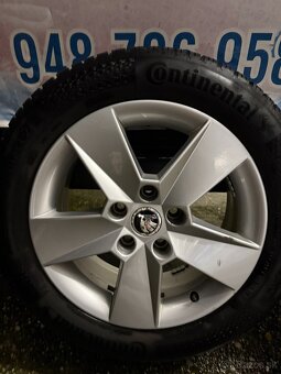 5x112 R16 s Celoročnymi pneu Continental 205/55/R16 - 4