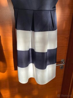 Elegantné pásikavé šaty - 4