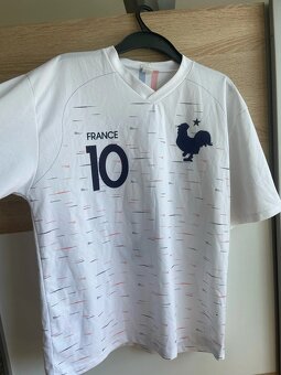 Biely replika dres Mbappé #10 Francúzsko – veľkosť XL - 4