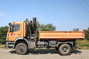 Mercedes ATEGO 1828 4x4 vyklapač + hyd. ruka - 4