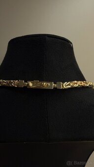 Zlata retiazka kralovsky vzor 14k 585/1000 105g - 4