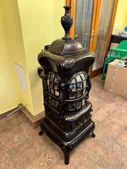 Starožitná pec AMERICAN HEATING, prel. 19./20. storočia - 4