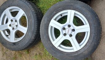 Alu kola 5x100 R15 s letními pneu - 4
