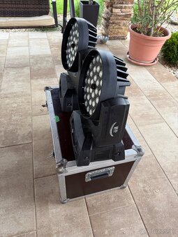 ✴️Wash rotačné hlavy 2ks wifi DMX + case✴️ - 4