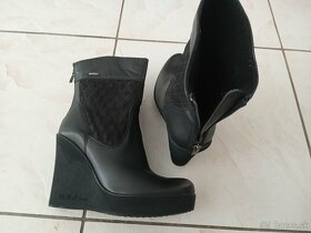 Kožené členkové čižmy č.40 Lasocki - 4