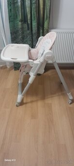 KINDERKRAFT Stolička jedálenská Lastree Pink - 4