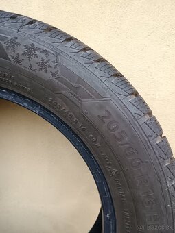 Predám skoro nové zimné pneumatiky 205/60 R16 - 4