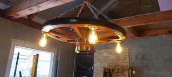 Luster z dreveneho kolesa - 4