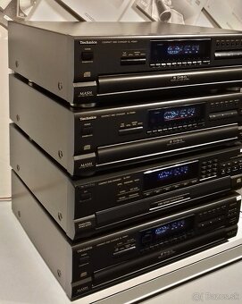 Seria 4x 5-diskovy CD prehravac TECHNICS prevodnik MASH= Cd7 - 4