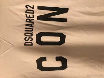 DSQUARED2 white pánska mikinka L/XL - 4