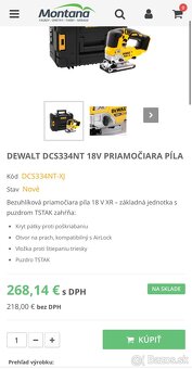 DEWALT DCS334NT 18V PRIAMOČIARA PÍLA - 4