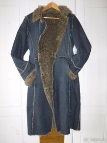 Dámsky rifľový kabát - 4