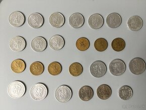 Predám československé mince 1919 - 1992 aj po 1 kuse - 4