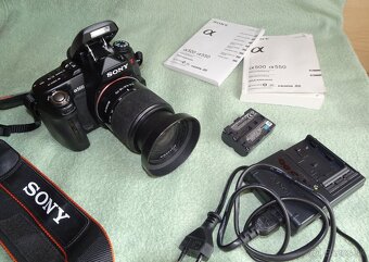 Predám kvalitnú japon. zrkadlovku SONY DSLR A500. - 4