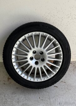 Original 17' hlinikove disky Alfa romeo s pneumatikami - 4
