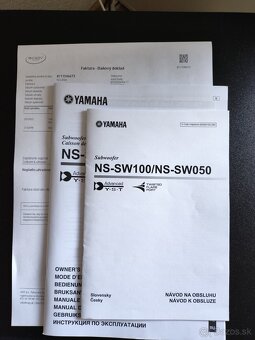Subwoofer Yamaha NS-SW 100. - 4
