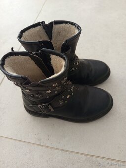 Detska zimna obuv Geox kozene detske cizmy - 4
