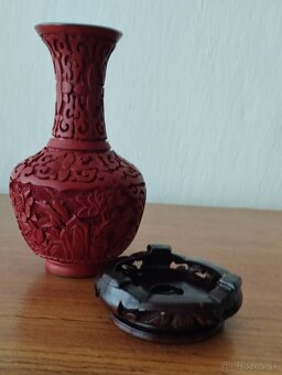 Čínska vyrezávaná váza - 4