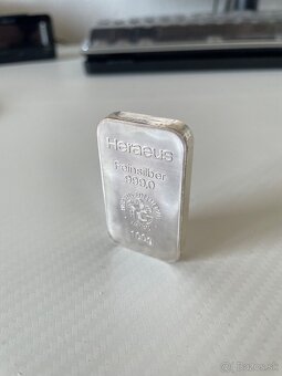 Strieborná investičná tehlička - 4