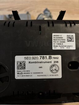 spínačka,  budíky Škoda Octavia 3 - 4