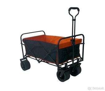 Skladací prepravný vozík PREMIUM - hrubé kolesá - 4