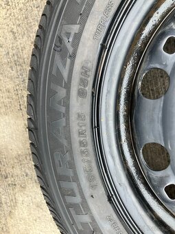 5x100 R15 originál škoda + 195/55 R15 - 4
