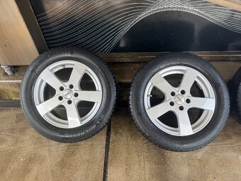 Alu hlinikové disky 5x105 + pneu 205/60 R16 Michelin - 4