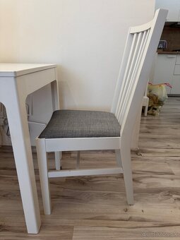 IKEA EKEDALEN stol + NORRNÄS stoličky - 4