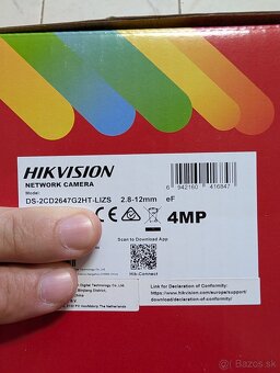 ✔️ NOVA kamera HIKVISION DS-2CD2647G2HT-LI (2.8-12mm) ✔️ - 4