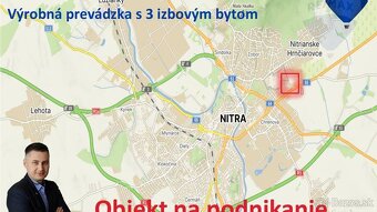 Prenájom podnikateľského objektu s 3 izb. bytom v Nitre EXKL - 4