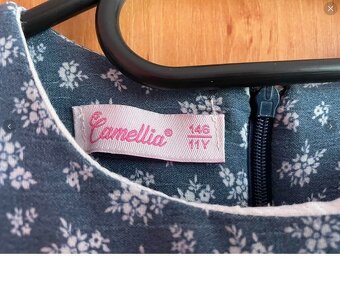 Dievčenské vintage šaty v.146 - 4