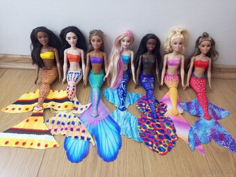 Bábiky Barbie morské panny - 7 ks - 4