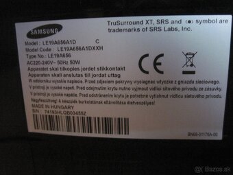 Samsung LE19A656A1D - 4