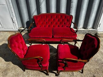 Starožitná neobaroková sedacia súprava - 4